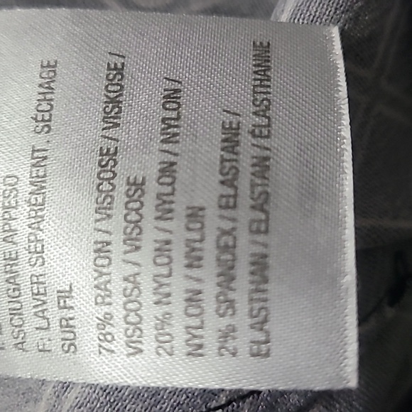 Susan Graver Black/White Diamond Pattern Pull-On Pants - 14 - Picture 4 of 5